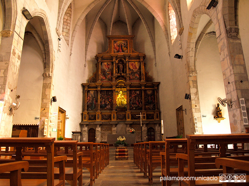 L'església de Santa Maria del Mar de Palamós.