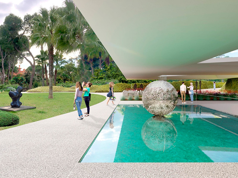 Imatge virtual del projecte de la fundació Gamón – Medina per convertir-la en un centre d’art.