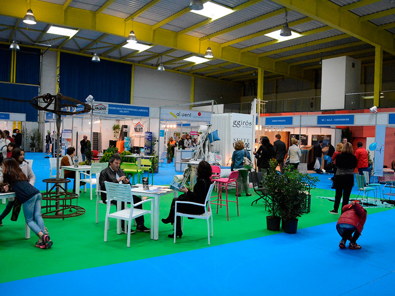 Imatge d’una de les edicions d’Expohàbitat al Palau Firal de Sant Antoni. (Foto: Ajuntament de Calonge i Sant Antoni).