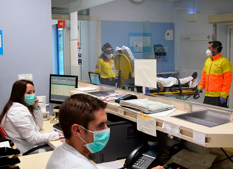 El servei d'urgències de l'hospital de Palamós. (Foto: SSIBE).