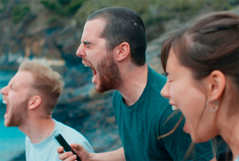 El film està protagonitzat per Arnau Comas, Judit Cortina i Oriol Llobet. (Foto: Cicle Gaudí de Cinema en Català).