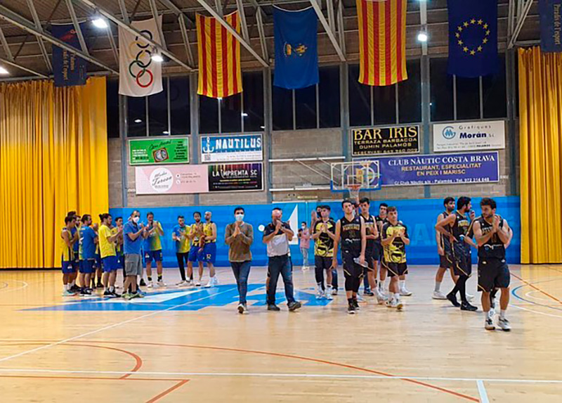 El sènior del Club Esportiu Palamós buscarà una nova victòria a la pista del Pineda de Mar. (Foto: CE Palamós).