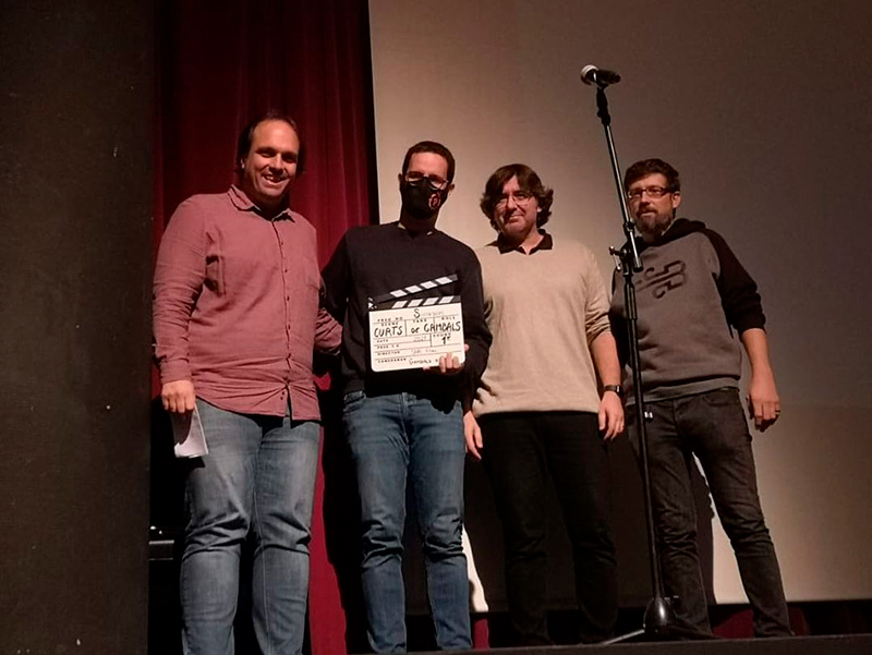Jordi Sansabrià, de SARI Films, amb el primer premi dels 