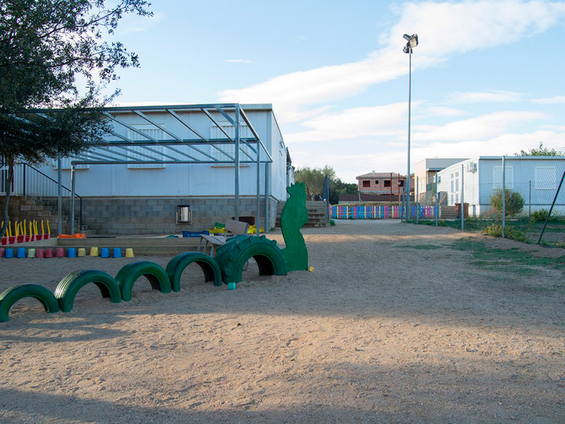 L'escola de Vall-llobrega funciona amb mòduls des de fa 16 anys.