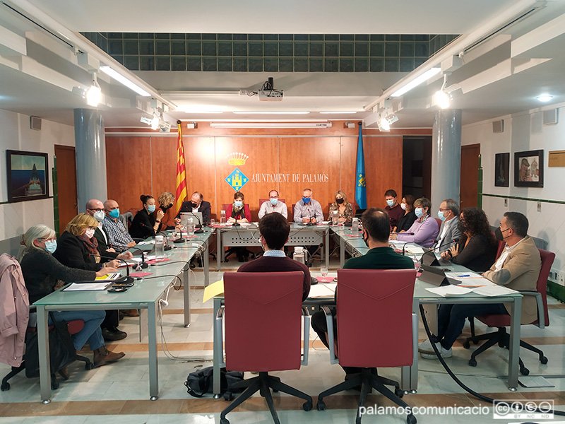 El Ple de l'Ajuntament de Palamós del mes de novembre on s'ha aprovat el pressupost per a l'any 2022.