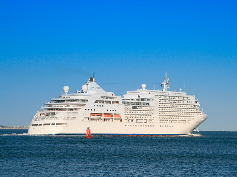 El creuer Silver Spirit visitarà demà per primera vegada Palamós. (Foto: Wikipedia).