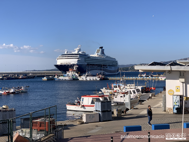 El Marella Explorer 2, avui al port de Palamós.