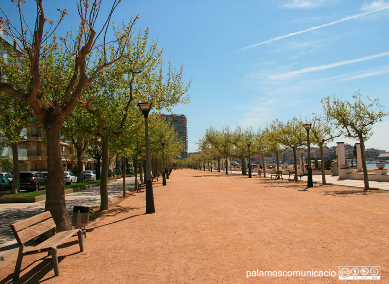 El passeig del Mar de Palamós, en una imatge d'arxiu.