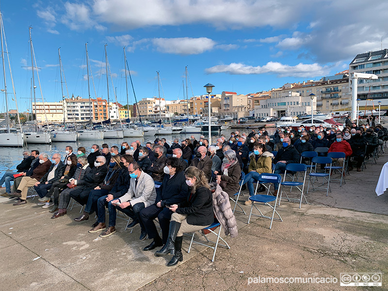 L'acte s'ha fet aquest migdia a les instal·lacions del Club Nàutic Costa Brava Vela Palamós.