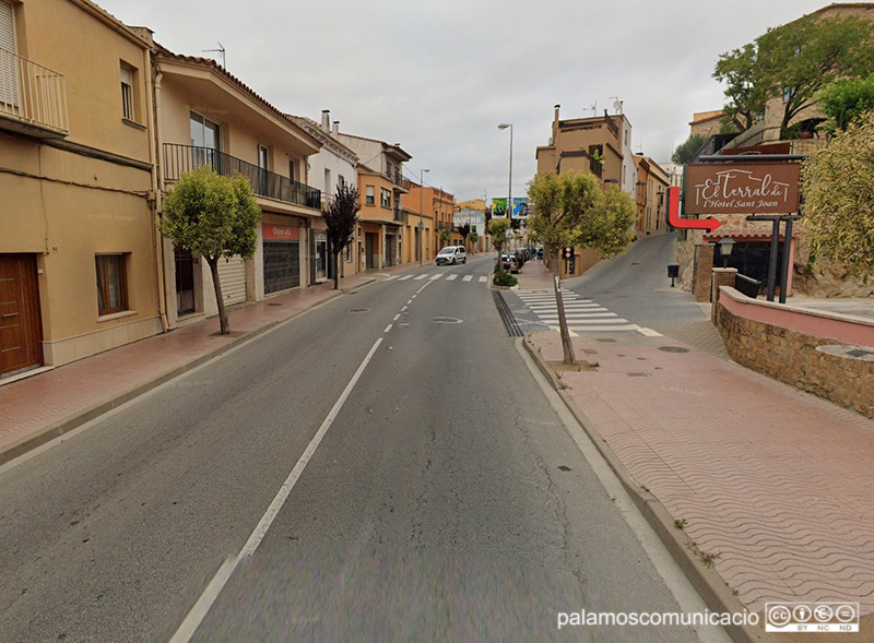 L'Avinguda de la Llibertat de Palamós.