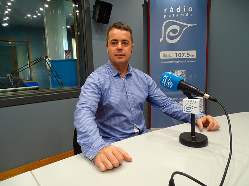 Felip Vergoñós, president de l'Agrupació Hostaleria Palamós, avui a l'espai 'Tal com som'..