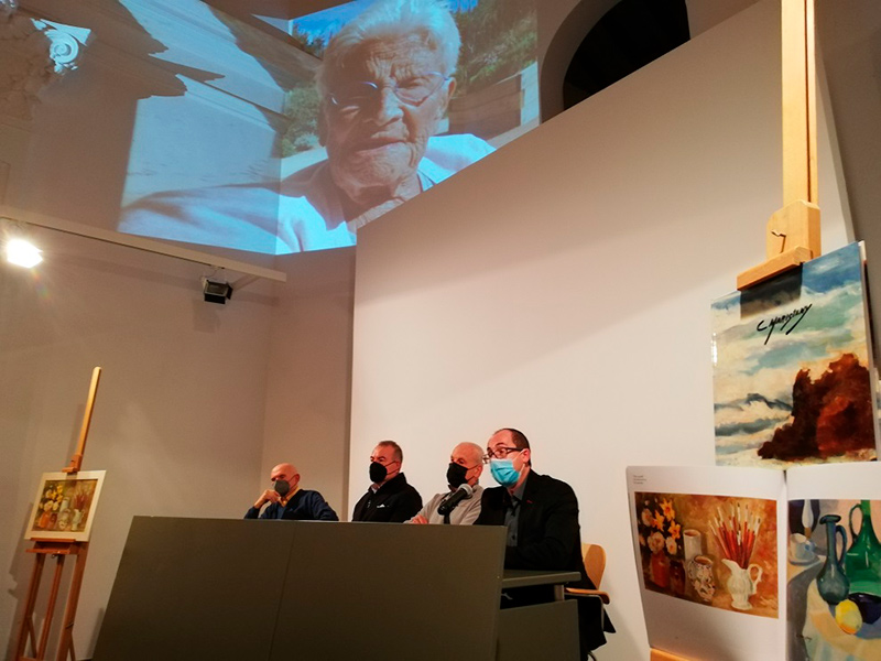 El llibre es va presentar aquest dissabte a la Capella del Carme. (Foto: Ajuntament de Palamós).
