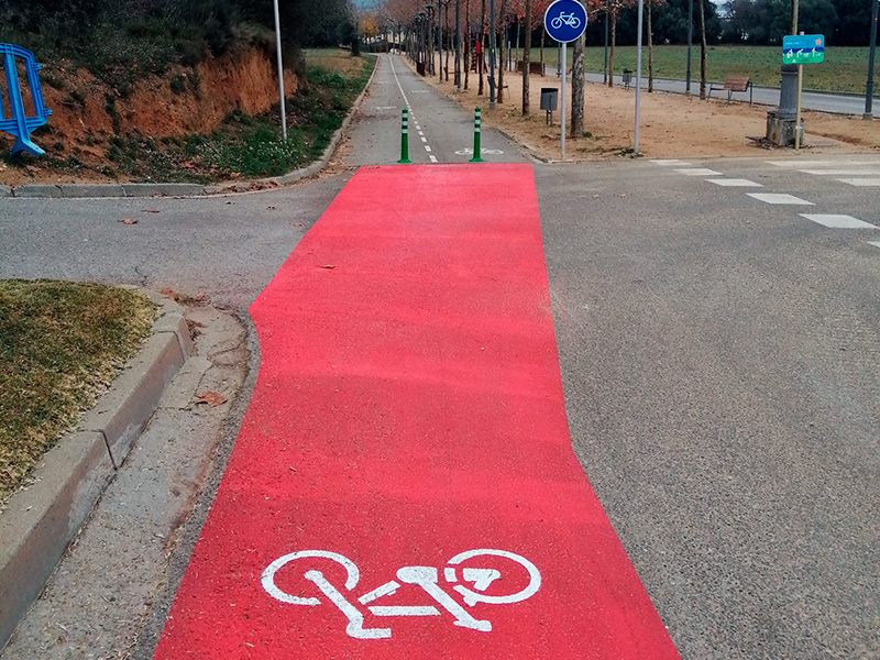 L’Ajuntament inverteix més de 80.000 € en la xarxa ciclista entre els nuclis de Calonge i Sant Antoni. (Foto: Ajuntament de Calonge i Sant Antoni).