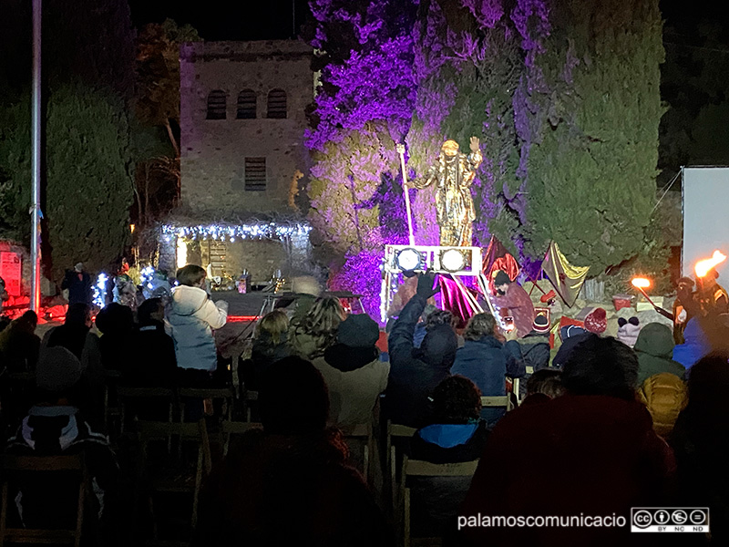 Imatge de l'arribada dels carters reials al Collet de Sant Antoni, l'any passat.
