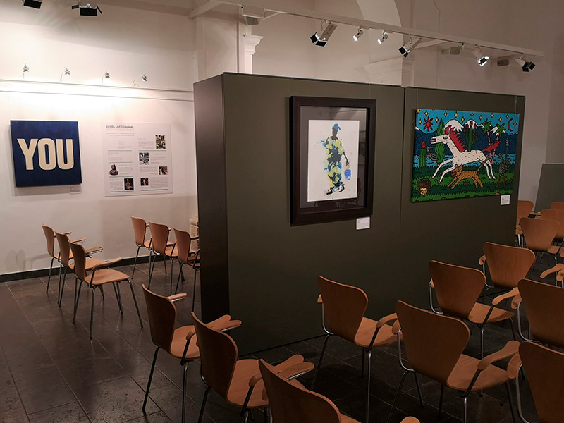 L'exposició estarà oberta fins al 13 de març, divendres i dissabtes de 17 a 20h i diumenge d'11 a 14h. (Foto: Ajuntament de Palamós).
