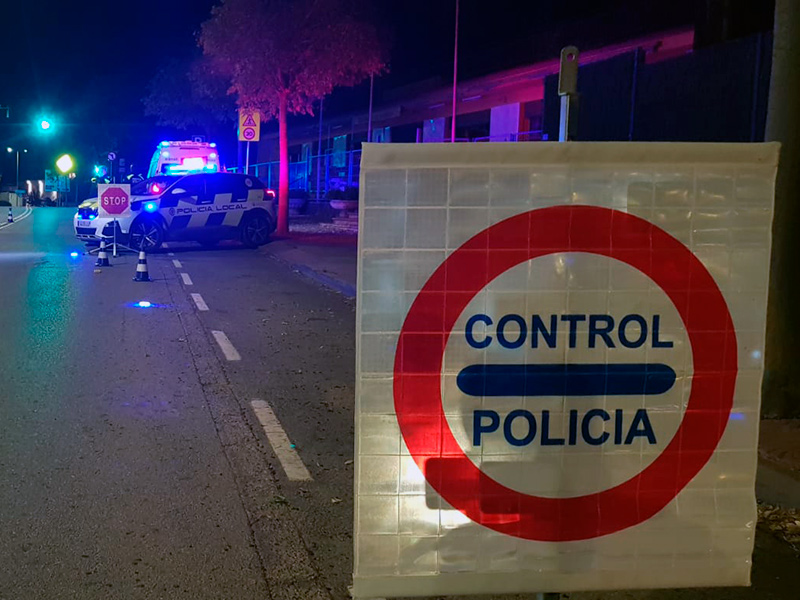 Control de la Policia Local de Palamós. (Foto: Ajuntament de Palamós).