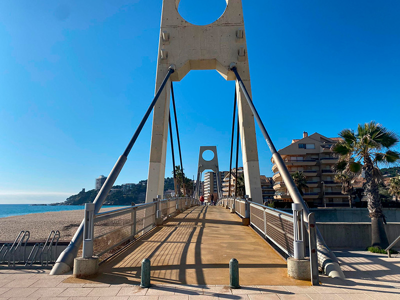 El pont sobre la riera de Calonge, a Sant Antoni. (Foto Ajuntament de Calonge i Sant Antoni).