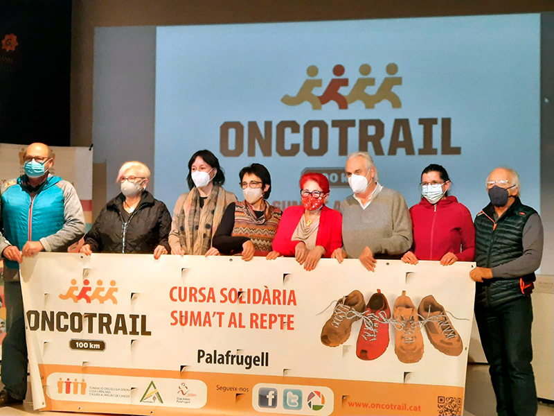 Divendres es va presentar a Palafrugell l'edició 2022 de la cursa Oncotrail. (Foto: Fundació Oncolliga).