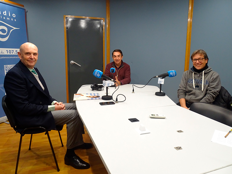 Fèlix Gubert, Francesc Sànchez i Carcassés i Jaume Tauler, en el decurs del programa 'Tal com som' d'ahir dilluns.