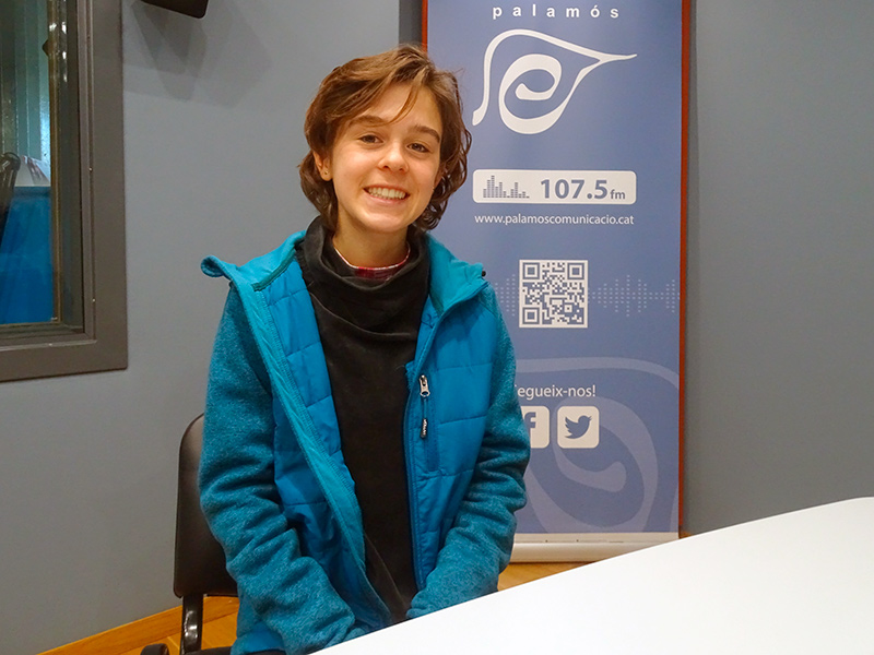 L'atleta Blanca Batlle, avui als nostres estudis.