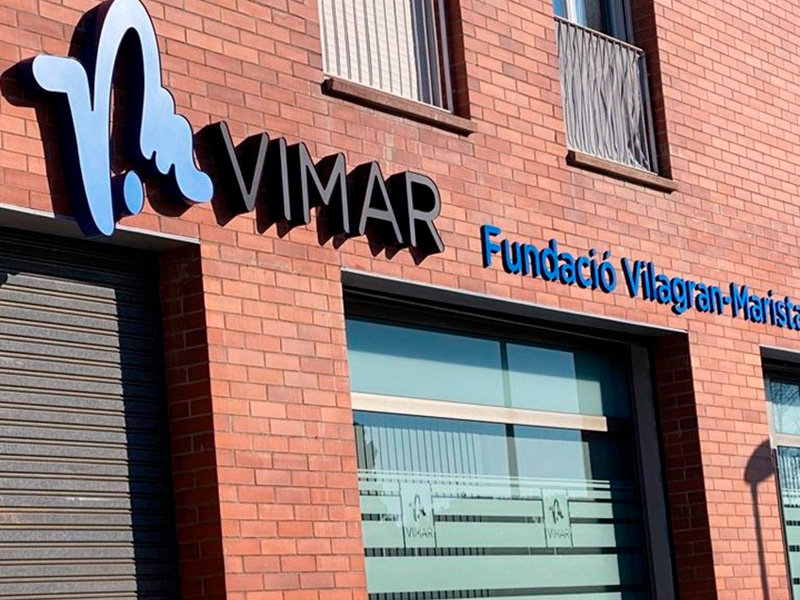 Les oficines de Vimar amb la nova retolació. (Foto: Fundació Vimar).