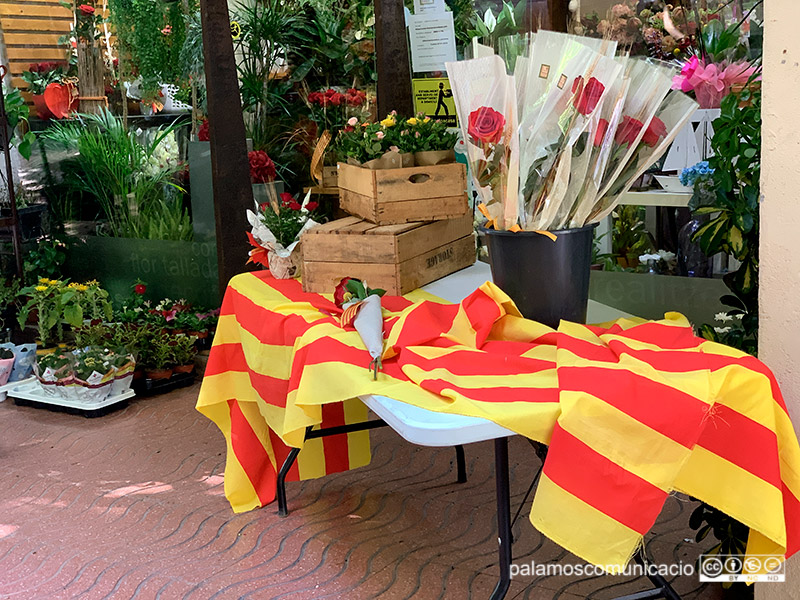 Imatge d'arxiu de la fira de Sant Jordi.