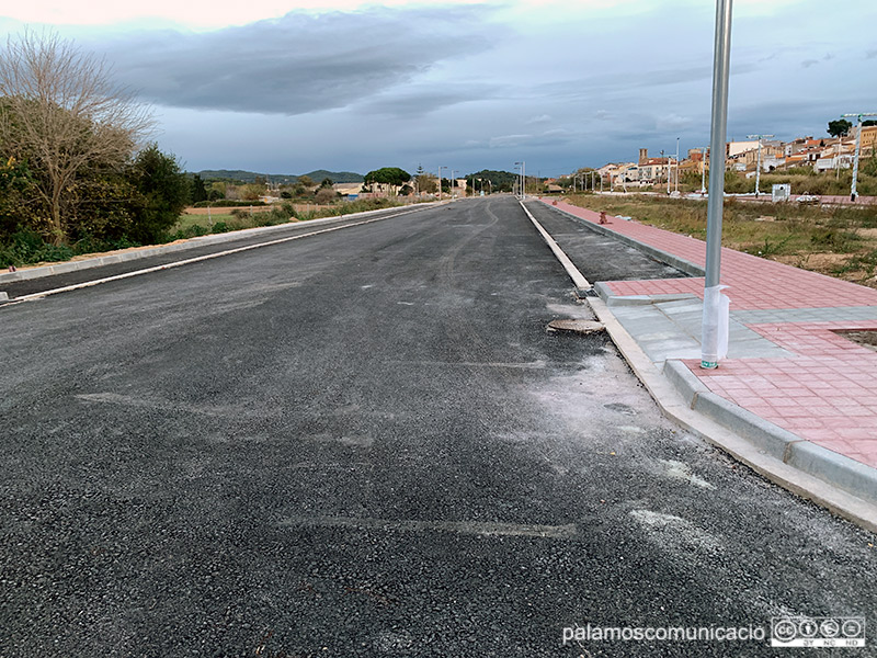 Obres del nou tram del carrer Vincke de Palamós.