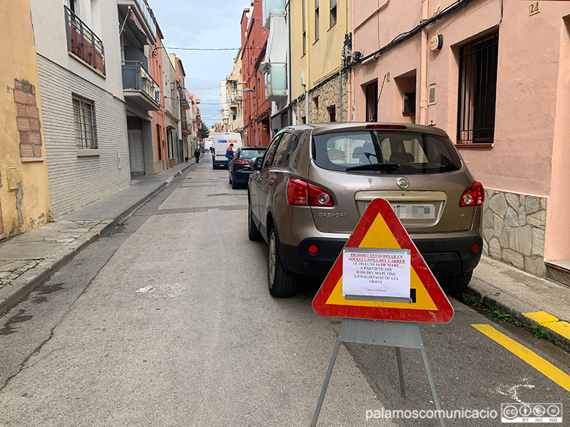 El carrer Alba de Palamós.