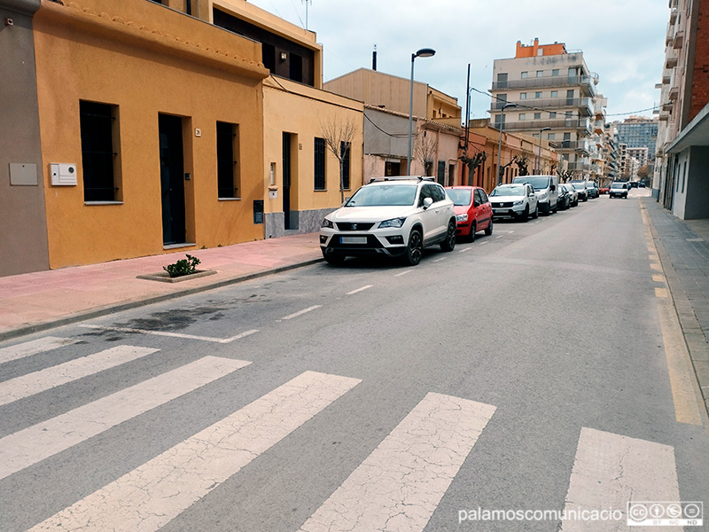 El carrer de la Riera d'Aubi és un dels carrers afectats per la reforma.