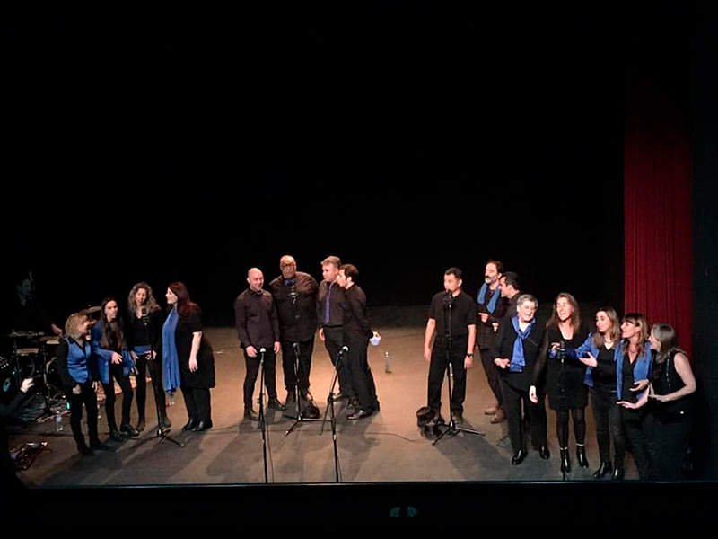Imatge d'arxiu d'un concert a La Gorga de Fusions Grup Vocal. (Foto: Fusions Grup Vocal).