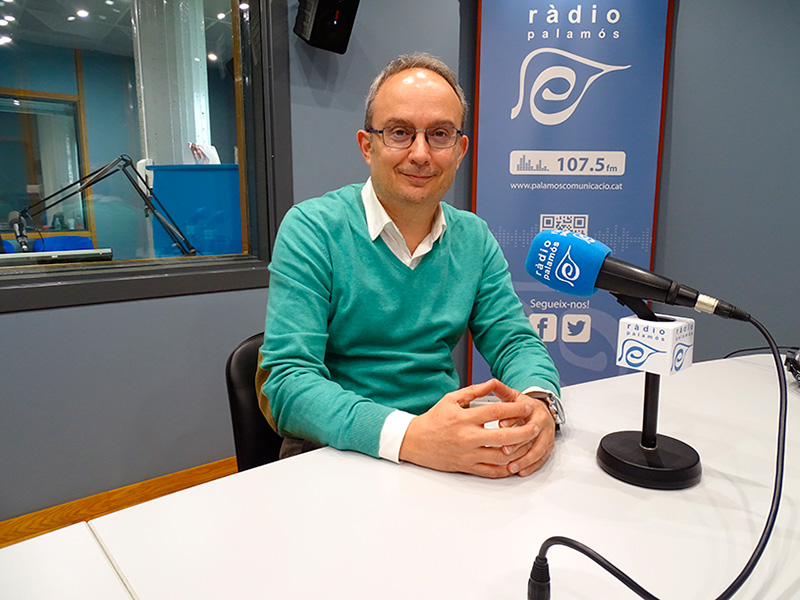 El regidor del PSC a l'Ajuntament de Palamós, Josep Coll, a l'espai 'Preguntes' d'aquesta setmana.