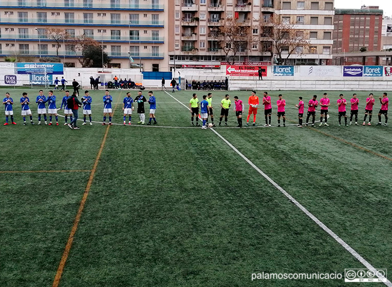 El Palamós ha encaixat una dura derrota avui al camp del Lloret.