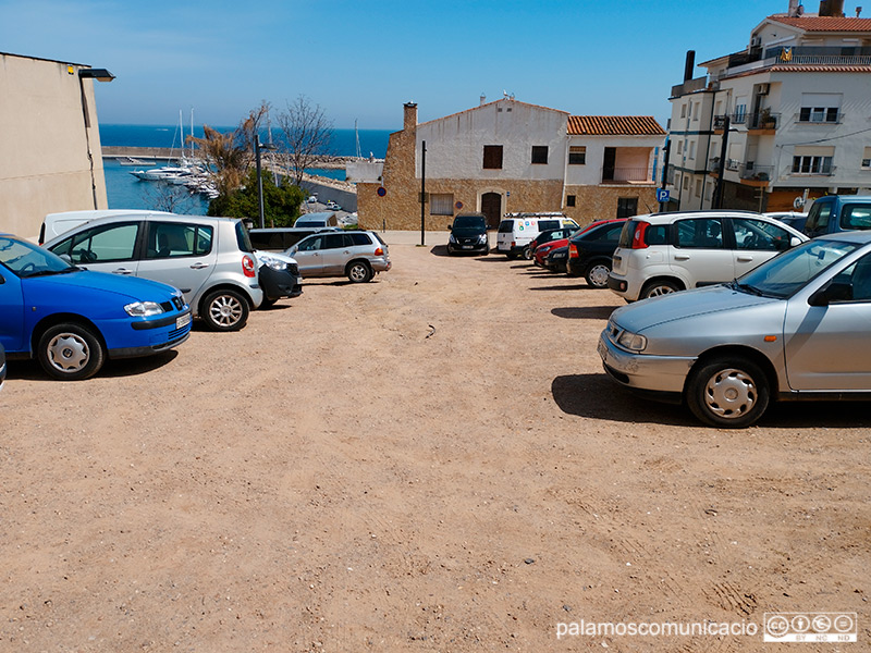 L'aparcament de Sota Pedró.