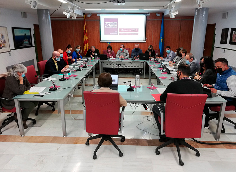 Imatge del Ple de l'Ajuntament de Palamós del passat mes de març. (Foto: Ajuntament de Palamós).