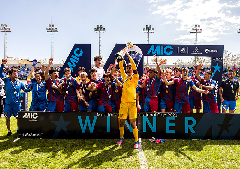 El FC Barcelona, campió als penals de la categoria U16 cadet del MICFootball (Foto: Rubén Garcia/MICFootball).