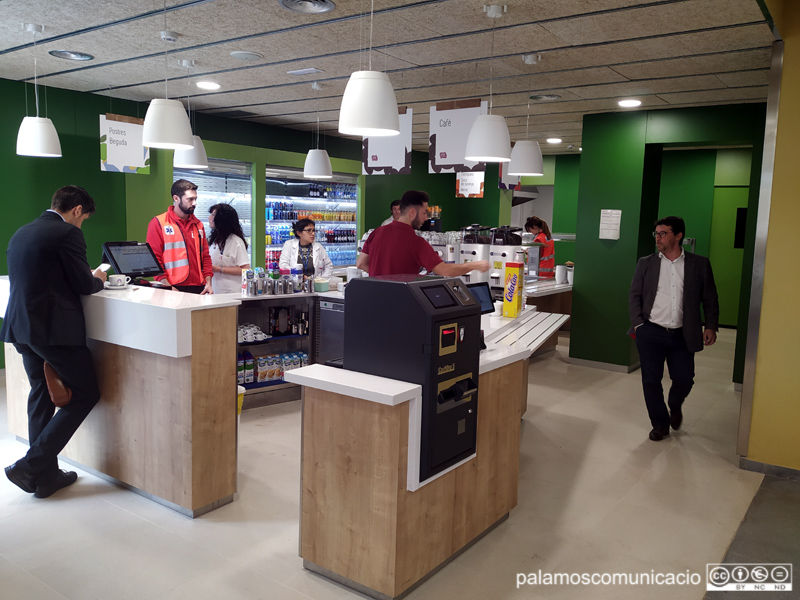 La cafeteria de l'hospital de Palamós.