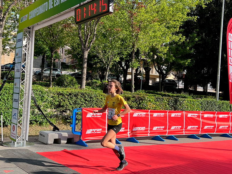 L'atleta de l'Associació Atlètica Palamós, Blanca Batlle. (Foto: AA Palamós).