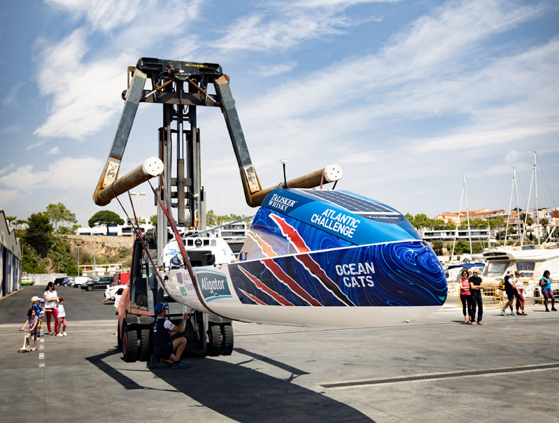 La Jasmine II, l'embarcació amb què l'equip d'Ocean Cats emprendrà el repte de travessar l'Atlàntic. (Foto: Ocean Cats).
