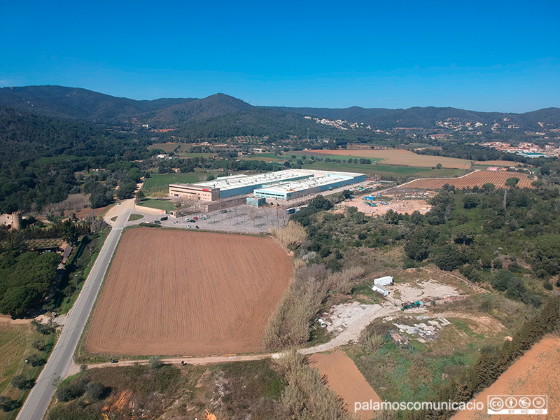 Vista aèria del polígon industrial de La Pietat.