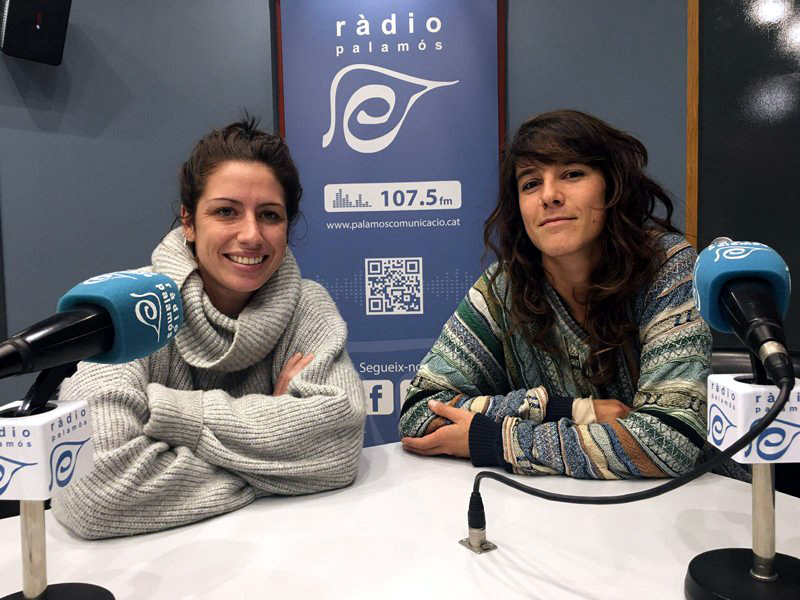 Julie Tartaglia i Clara Centenera, integrants del col·lectiu 'Taq-Tiq'