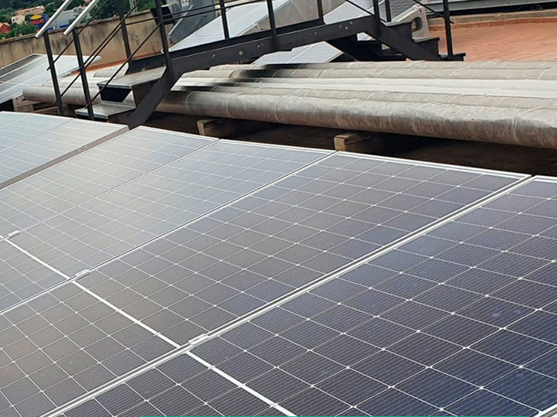 La instal·lació evitarà cada any l'emisió de 40 tones de CO2 a l'atmosfera. (Foto: SSIBE).
