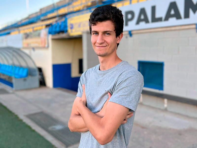 Gerard Davesa, nou fitxatge del Palamós. per aquesta propera temporada. (Foto: Palamós CF).