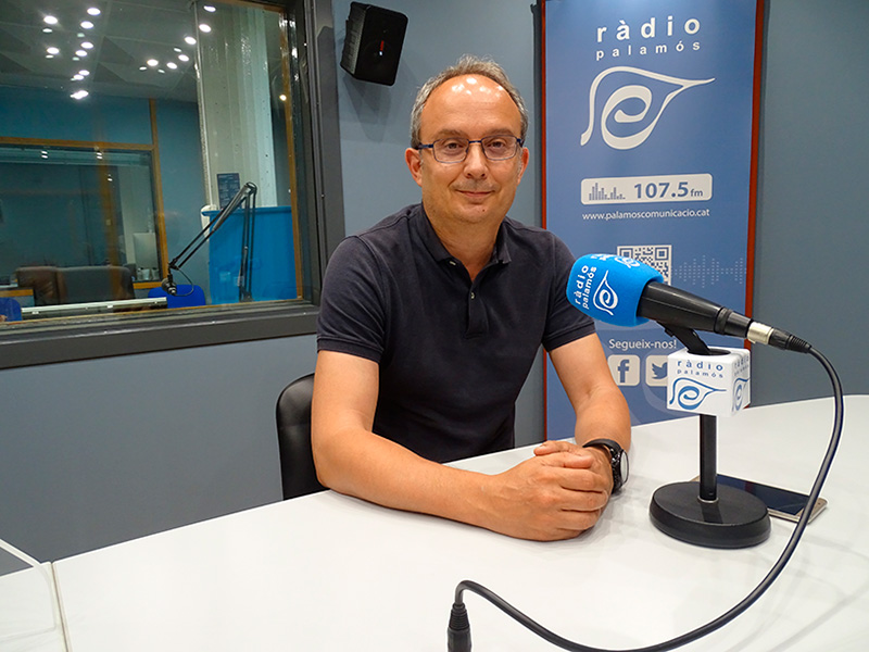 Josep Coll, regidor portaveu del PSC a l'Ajuntament de Palamós.