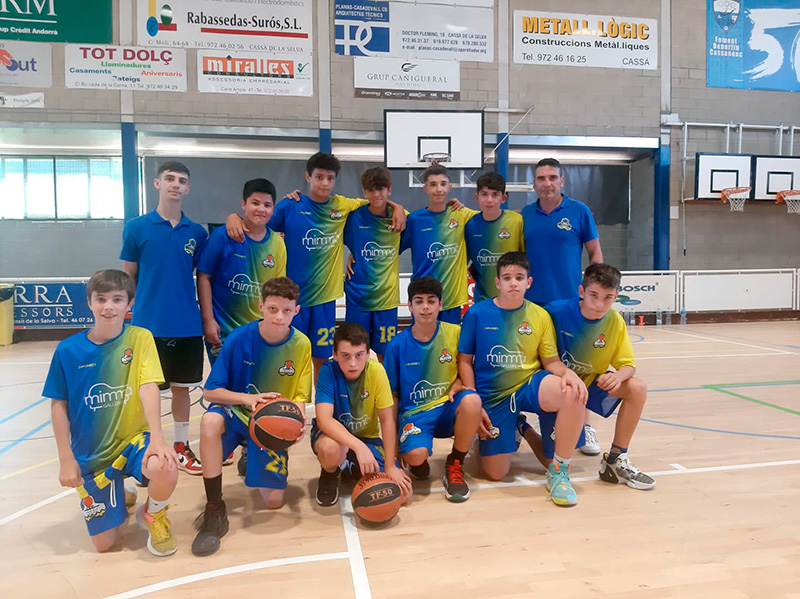 L'equip preinfantil masculí del Club Esportiu Palamós. (Foto: CE Palamós).