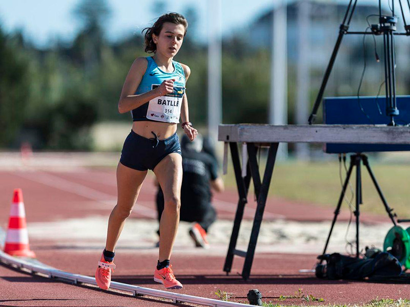 L'atleta de l'Associació Atlètica Palamós, Blanca Batlle. (Foto: AA Palamós).