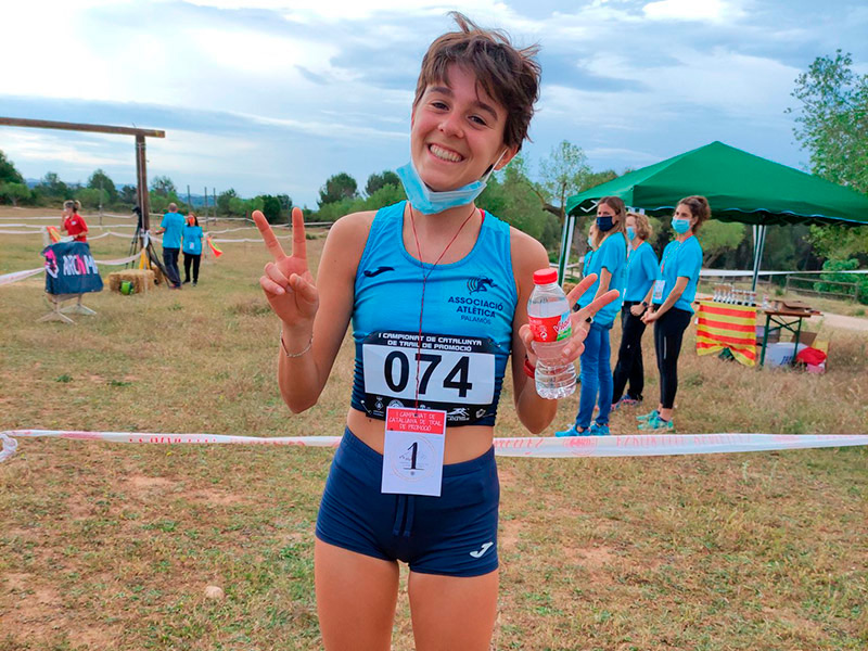 L'atleta de l'Associació Atlètica Palamós, Blanca Batlle. (Foto: AA Palamós).