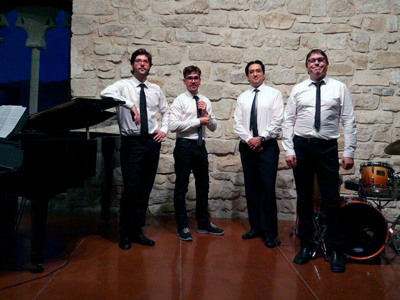 Els membres de la formació Classicjazz Quartet. 