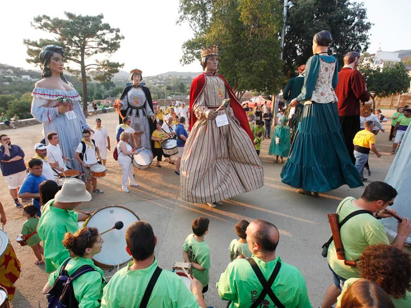 Imatge d'arxiu de la Trobada Gegantera de Calonge. (Foto: Ajuntament de Calonge i Sant Antoni).