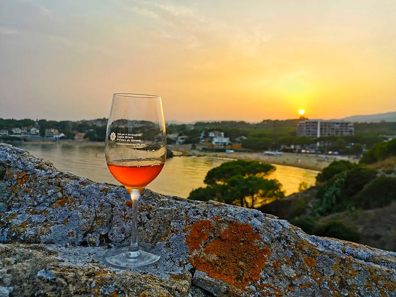 Imatge d'arxiu d'un tast de vins al Castell de Sant Esteve. (Foto: La Gastronòmica).