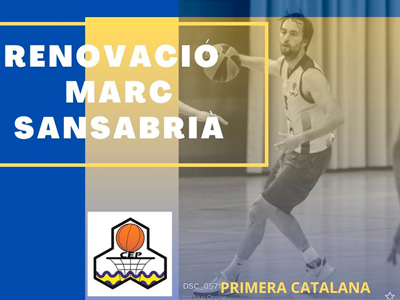 El Club Esportiu Palamós renova una temporada més a Marc Sansabrià. (Foto: CE Palamós).